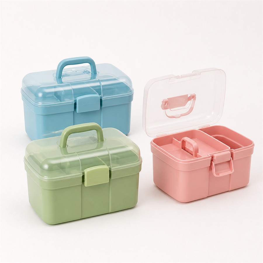 Portable Storage Box with Handle